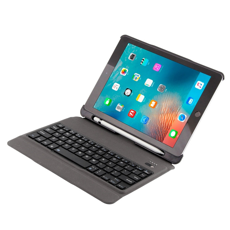 T-201 Detachable Bluetooth 3.0 Ultra-thin Keyboard + Lambskin Texture Leather Tablet Case for iPad Air / Air 2 / iPad Pro 9.7 inch, Support Multi-angle Adjustment, T-201