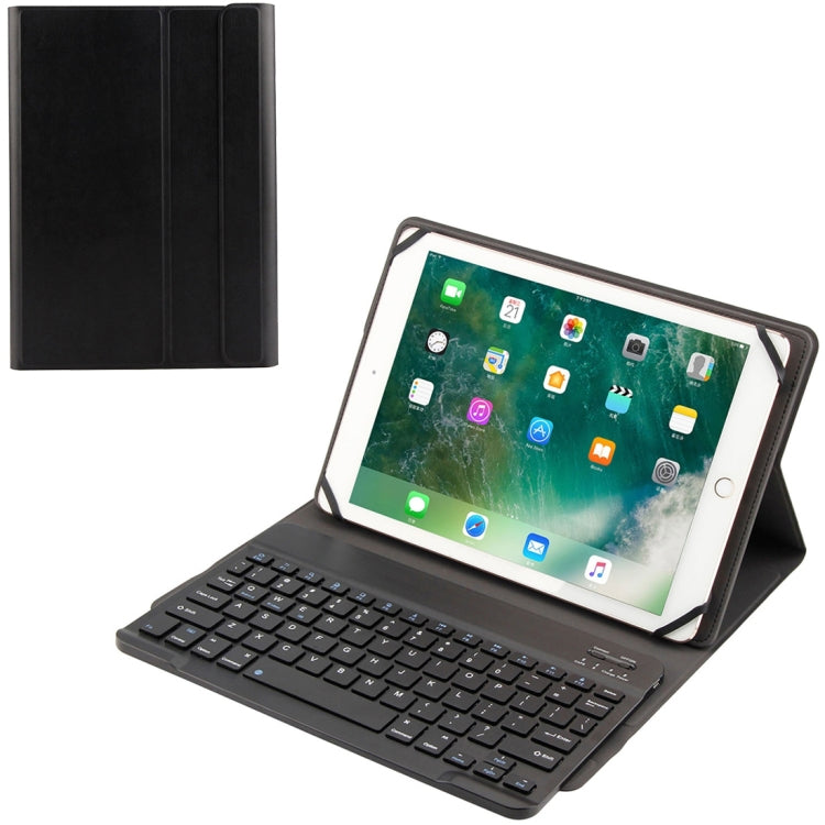 TY-1031 Universal Bluetooth 3.0 ABS Brushed Texture Keyboard + Leather Tablet Case for iOS, Windows, Android Tablet PC Between 9-10.5 inch, TY-1031
