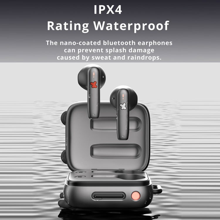 D Monster D03 Suitcase Shape IPX4 TWS Wireless Bluetooth 5.0 Earphone, D03 (Transparent)
