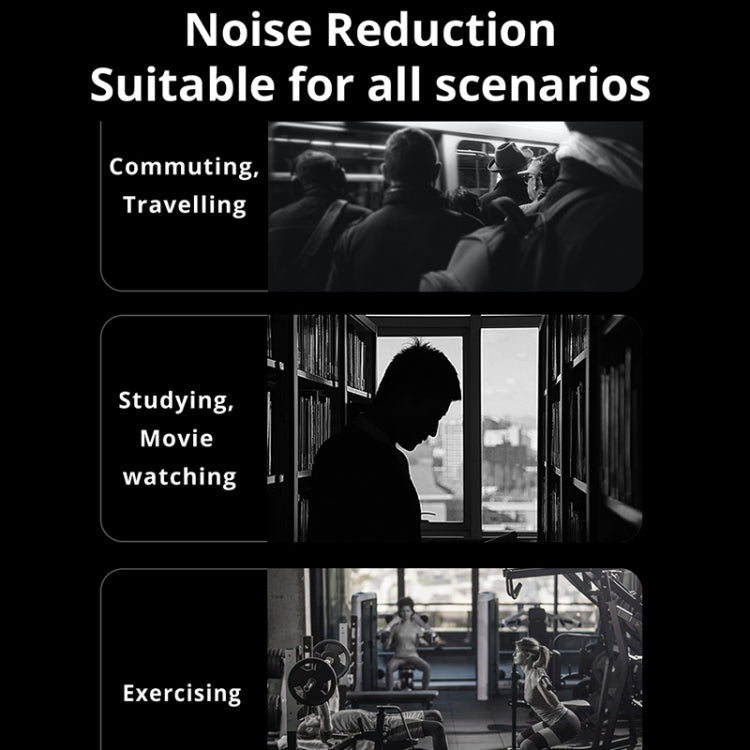 D Monster D03 Suitcase Shape IPX4 TWS Wireless Bluetooth 5.0 Earphone, D03 (Transparent)