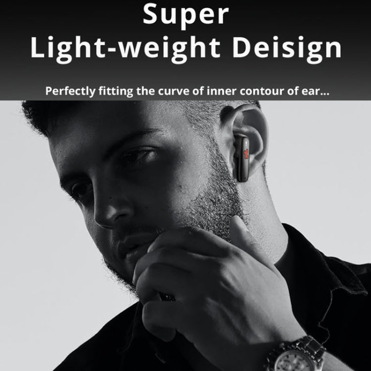 D Monster D03 Suitcase Shape IPX4 TWS Wireless Bluetooth 5.0 Earphone, D03 (Transparent)