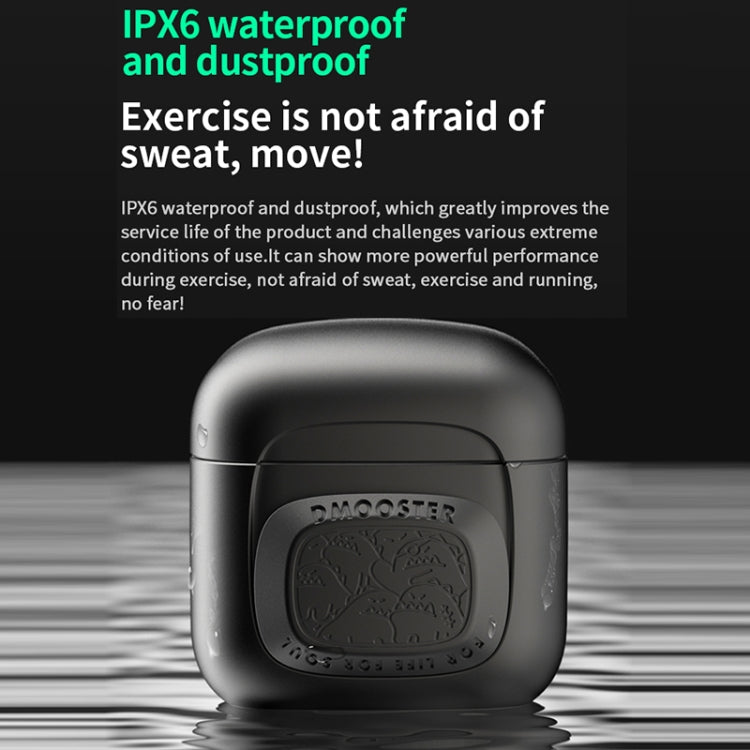 D Monster D02 IPX4 EDC Wireless Bluetooth 5.3 Earphone, D02