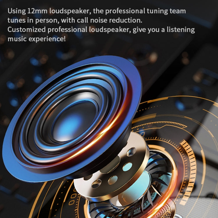 D Monster D02 IPX4 EDC Wireless Bluetooth 5.3 Earphone, D02