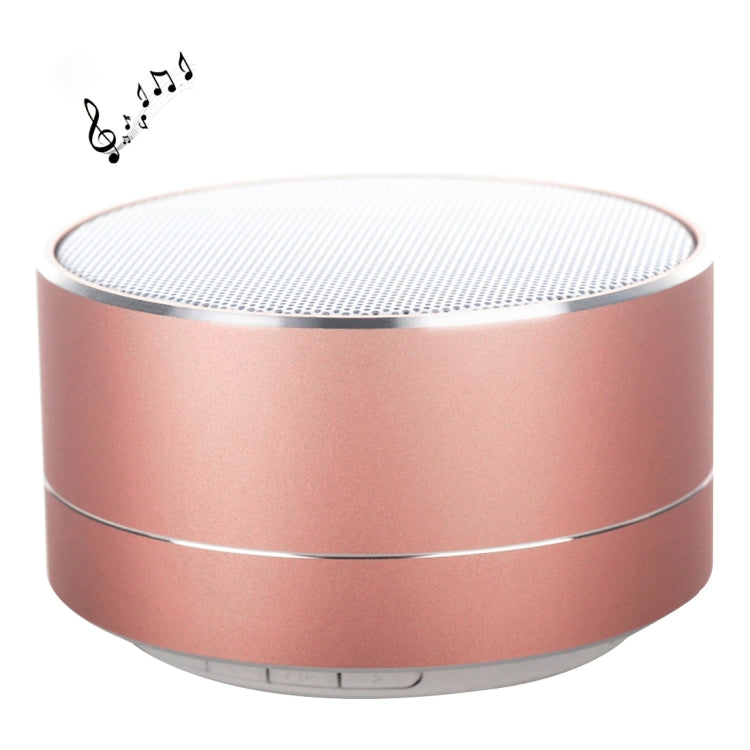 Mini enceinte Bluetooth portable A10 avec microphone et LED intégrés, prise en charge des appels mains libres et carte TF