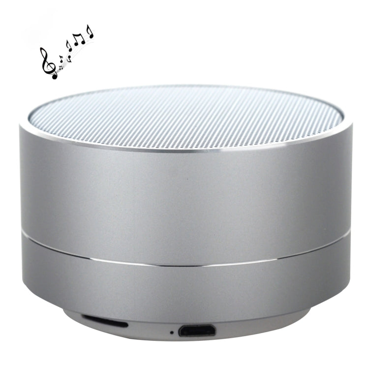 Mini enceinte Bluetooth portable A10 avec microphone et LED intégrés, prise en charge des appels mains libres et carte TF