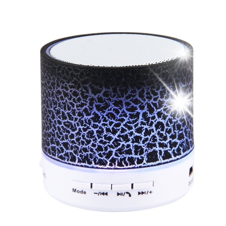 Mini enceinte stéréo Bluetooth portable A9 avec éclairage LED, microphone intégré, appels mains libres et carte TF