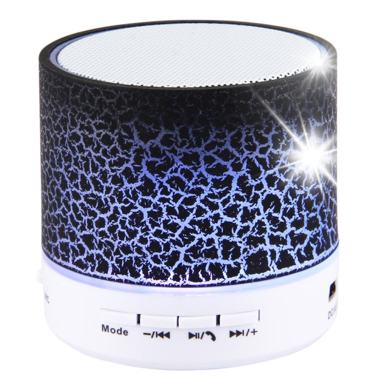 Mini enceinte stéréo Bluetooth portable A9 avec éclairage LED, microphone intégré, appels mains libres et carte TF