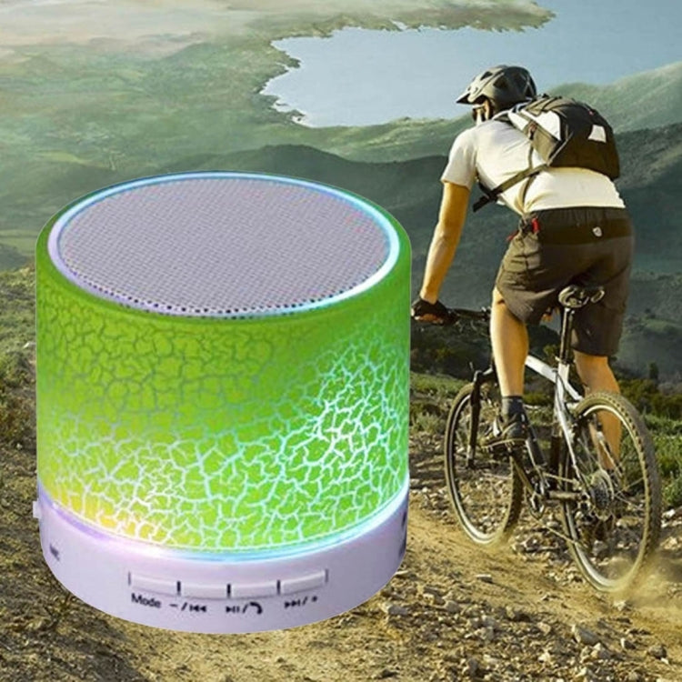 Mini enceinte stéréo Bluetooth portable A9 avec éclairage LED, microphone intégré, appels mains libres et carte TF