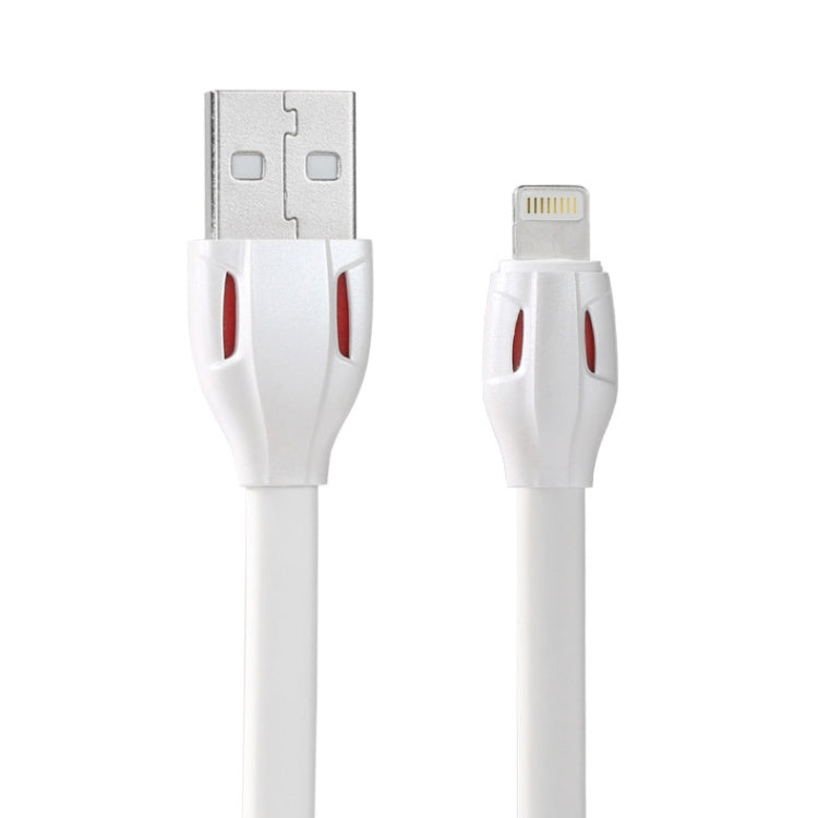 REMAX RC-035i Laser Series 1m 2.1A 8 Pin to USB Data Sync Charger Cable with LED Indicator, White