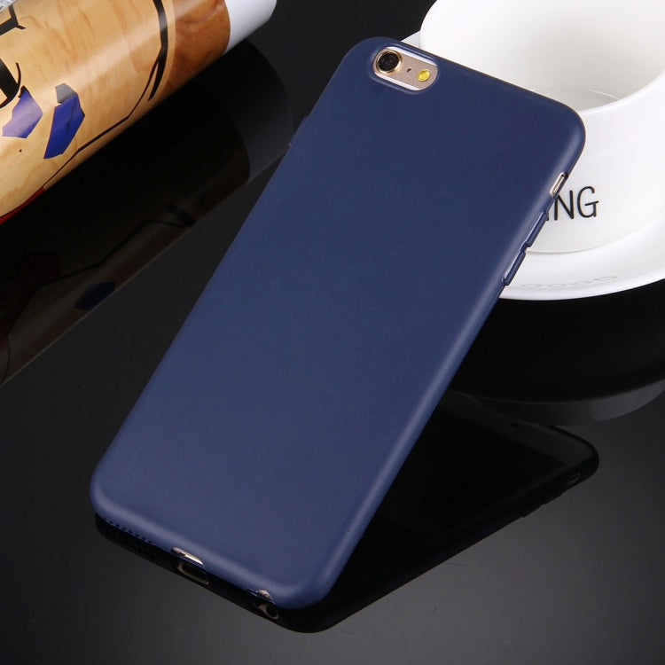 For iPhone 6 & 6s Solid Color TPU Protective Case Without Round Hole