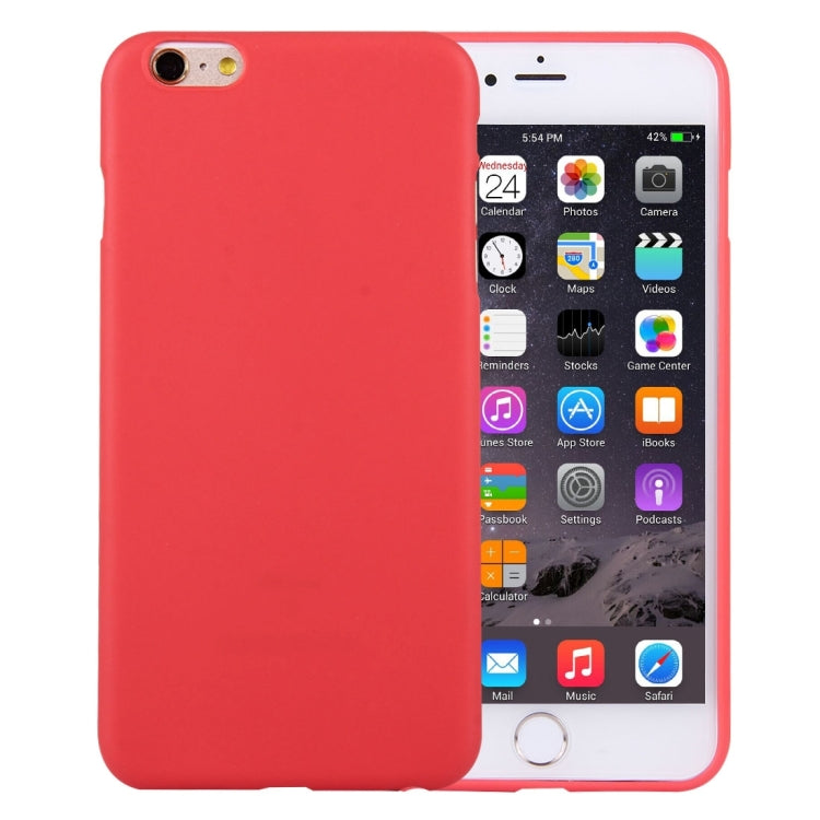 For iPhone 6 & 6s Solid Color TPU Protective Case Without Round Hole