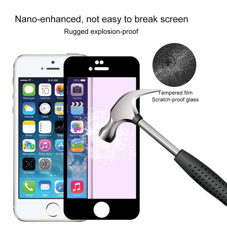 Anti-scratch 9H 10D Full Screen Purple-ray Tempered Glass Film for iPhone 6 & 6S, For iPhone 6 & 6s (1 PCS)