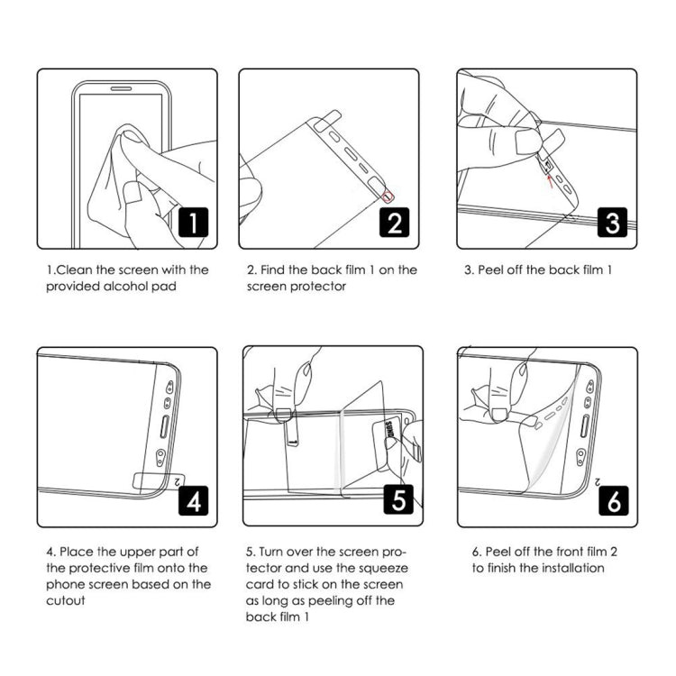 ENKAY Hat-Prince 0.1mm 3D Full Screen Protector Explosion-proof Hydrogel Film for iPhone 6, TPU+TPE+PET Material, iPhone 6