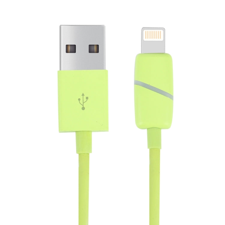 Câble de synchronisation de données USB 8 broches avec indicateur, style boîte cadeau, bobine circulaire de 1 m, pour iPhone et iPad