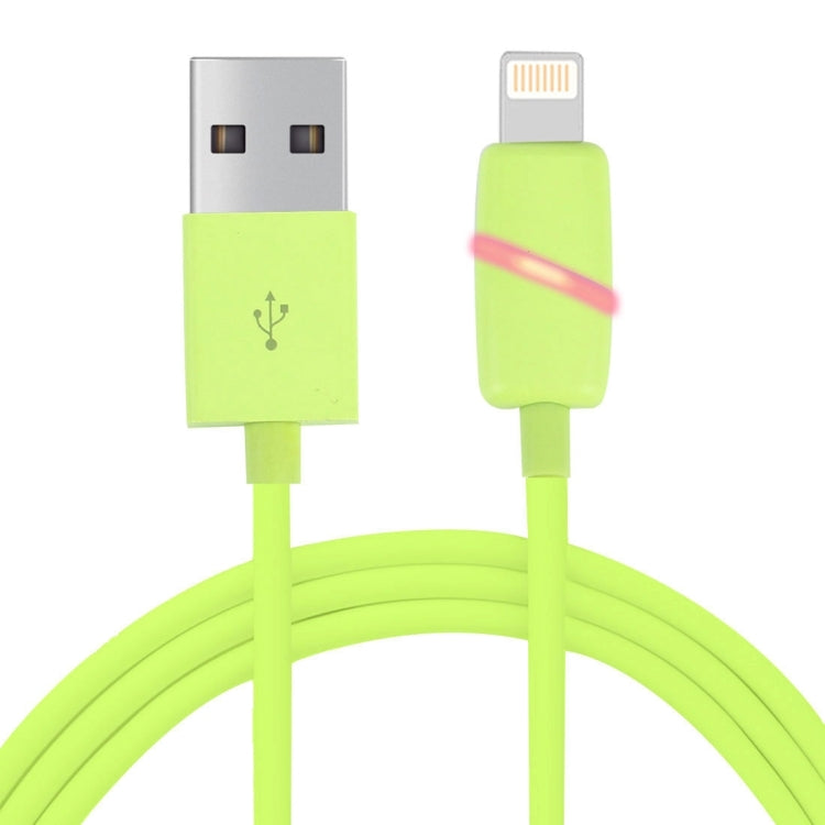 Câble de synchronisation de données USB 8 broches avec indicateur, style boîte cadeau, bobine circulaire de 1 m, pour iPhone et iPad