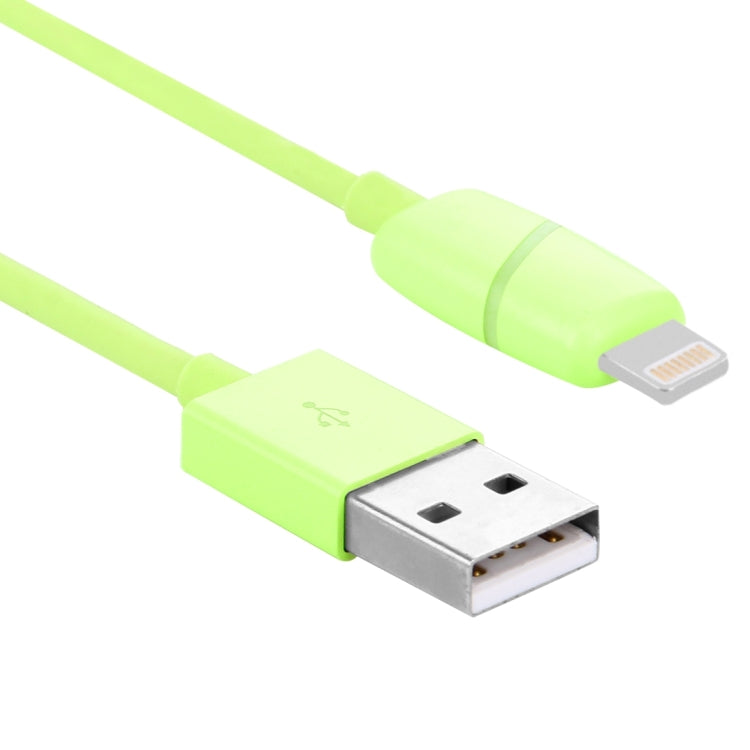Câble de synchronisation de données USB 8 broches avec indicateur, style boîte cadeau, bobine circulaire de 1 m, pour iPhone et iPad