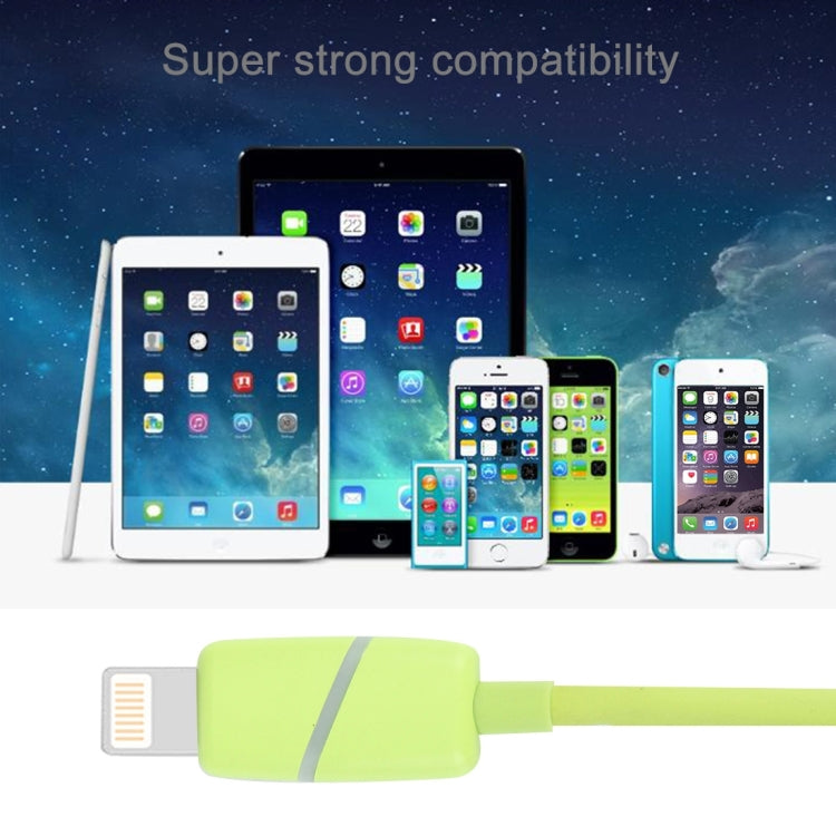 Câble de synchronisation de données USB 8 broches avec indicateur, style boîte cadeau, bobine circulaire de 1 m, pour iPhone et iPad