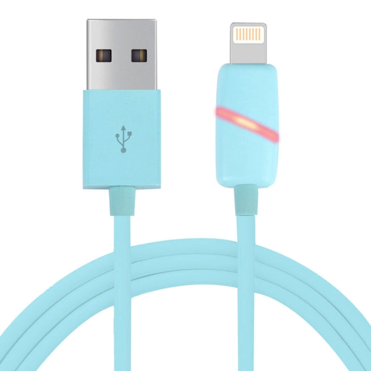 Câble de synchronisation de données USB 8 broches avec indicateur, style boîte cadeau, bobine circulaire de 1 m, pour iPhone et iPad