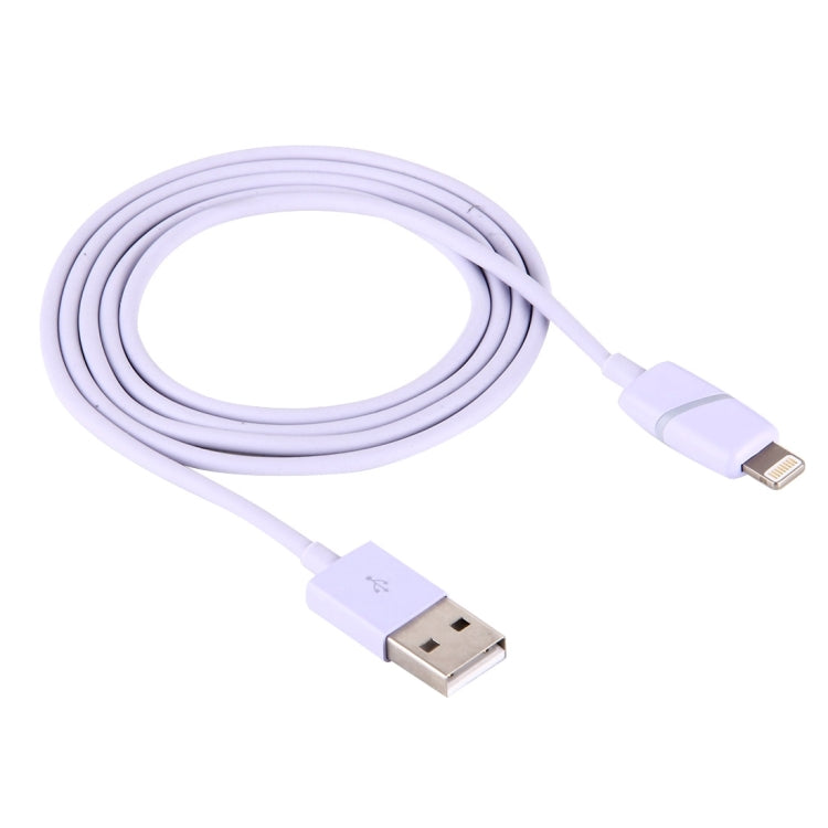 1m Circular Bobbin Gift Box Style 8 Pin to USB Data Sync Cable with Indicator for iPhone, iPad