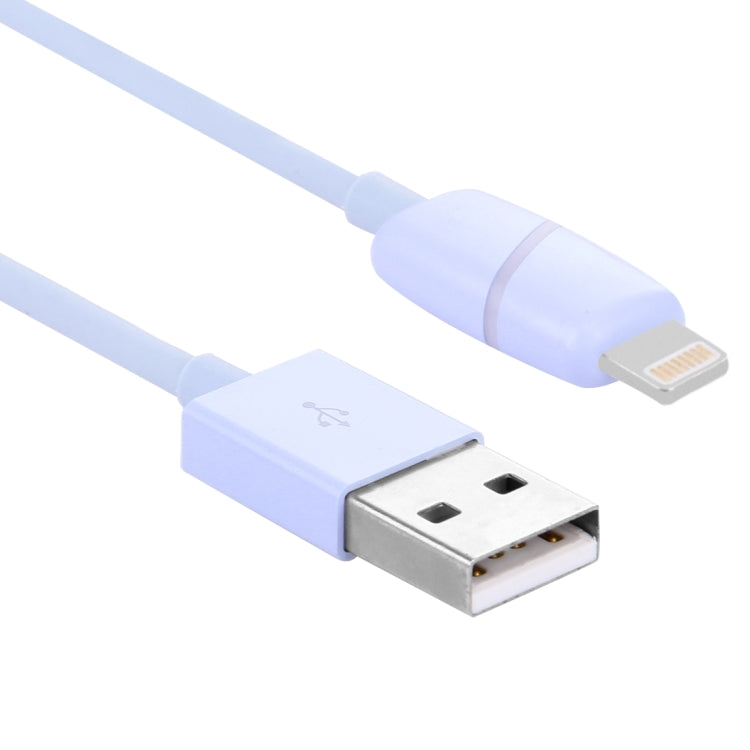 1m Circular Bobbin Gift Box Style 8 Pin to USB Data Sync Cable with Indicator for iPhone, iPad