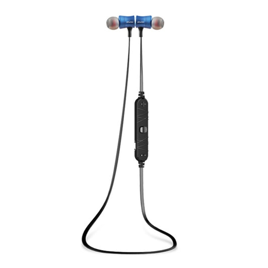 Close-up of AWEI A921BL earphone driver and magnetic connection mechanism