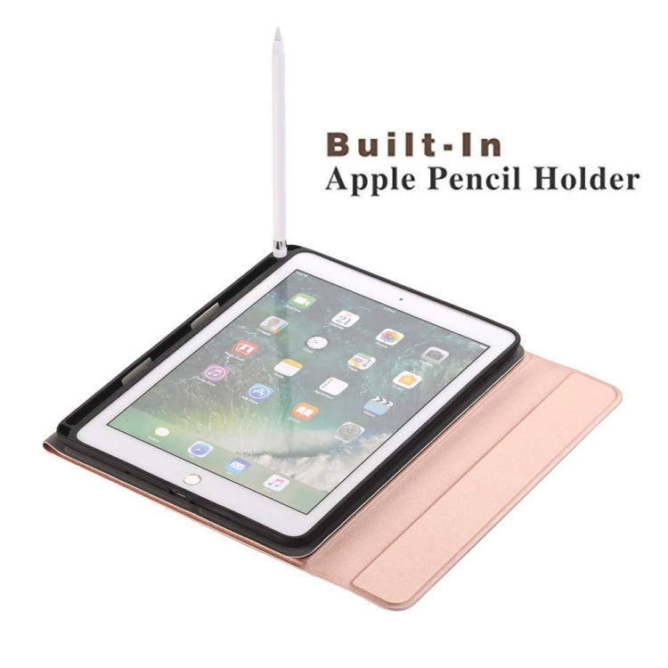Detachable Bluetooth Keyboard + Horizontal Flip Leather Tablet Case with Holder & Pencil Holder for iPad Pro 9.7 inch, iPad Air, iPad Air 2, iPad 9.7 inch (2017), iPad 9.7 inch (2018), A07B Gold, A07B Blue, A07B Rose Gold, A07B Black