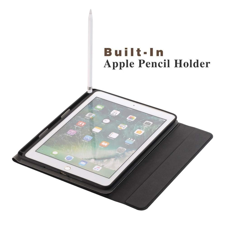 Clavier Bluetooth détachable + étui en cuir à rabat horizontal avec support et porte-crayon pour iPad Pro 9,7 pouces, iPad Air, iPad Air 2, iPad 9,7 pouces (2017), iPad 9,7 pouces (2018), A07B noir, A07B or, A07B bleu, A07B or rose