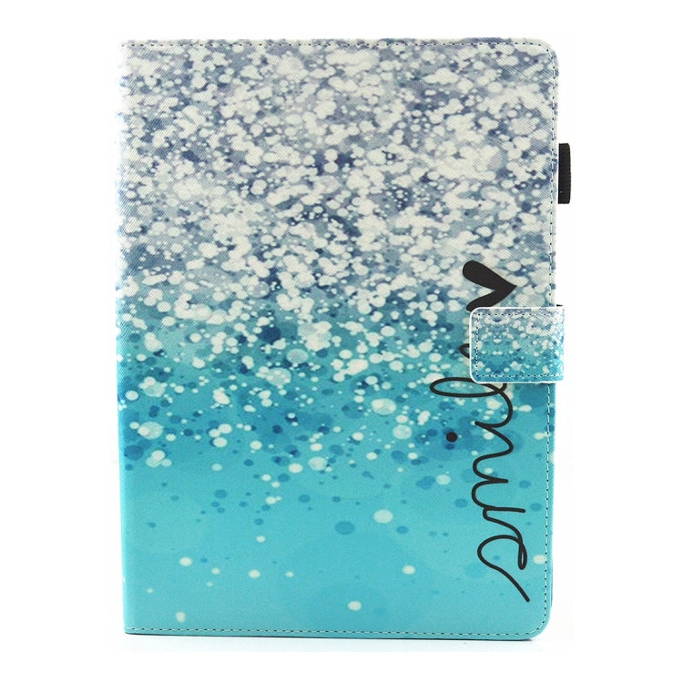 Étui de protection universel à rabat horizontal en cuir avec support et emplacements pour cartes pour iPad 9,7 pouces (2018) et iPad 9,7 pouces (2017) / iPad Air / iPad Air 2, motif « TIME TO PARTY »