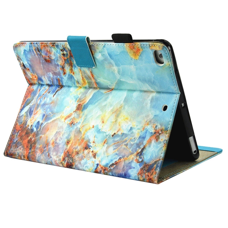 Étui de protection universel à rabat horizontal en cuir avec support et emplacements pour cartes pour iPad 9,7 pouces (2018) et iPad 9,7 pouces (2017) / iPad Air / iPad Air 2, motif « TIME TO PARTY »