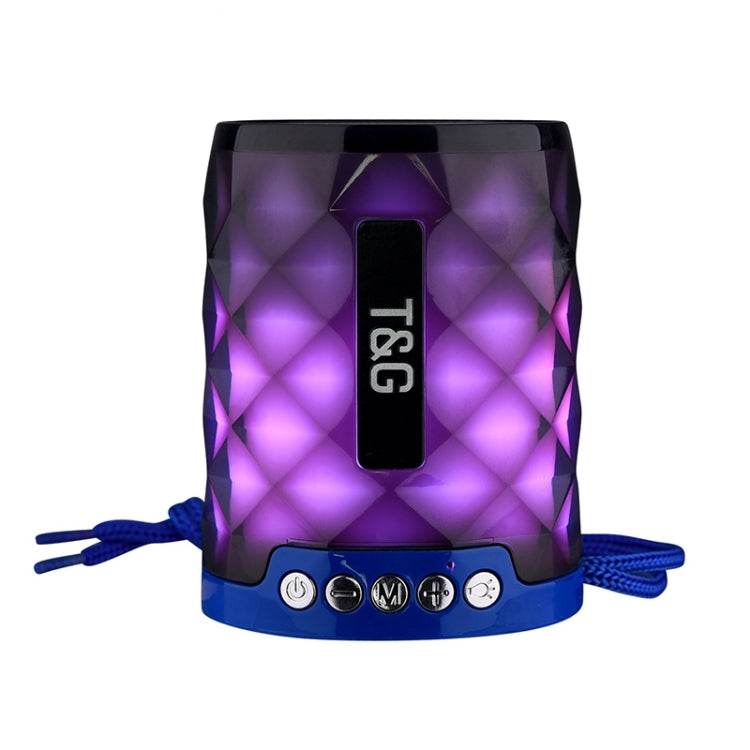 Mini enceinte portable sans fil Bluetooth 4.2 T&G TG155 avec lumières colorées