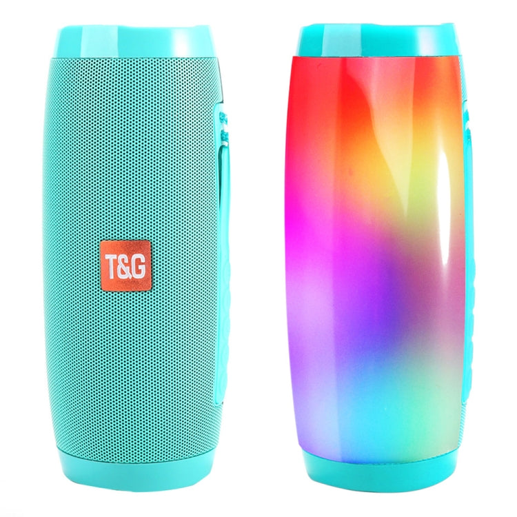 Mini enceinte portable sans fil Bluetooth 4.2 T&G TG157 avec lumières colorées et mélodie