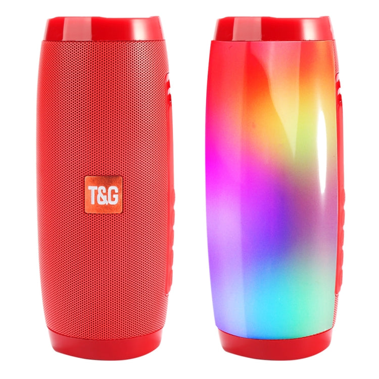 Mini enceinte portable sans fil Bluetooth 4.2 T&G TG157 avec lumières colorées et mélodie