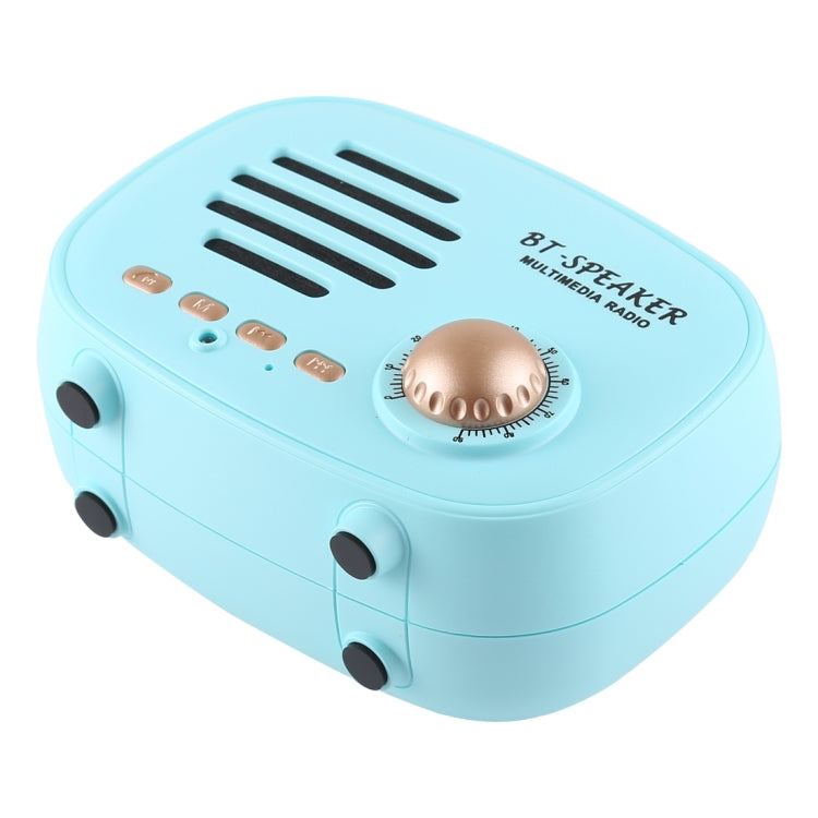 Q108 Retro Mini Wireless Bluetooth Speaker, Support Hands-free / TF Card / U disk / FM