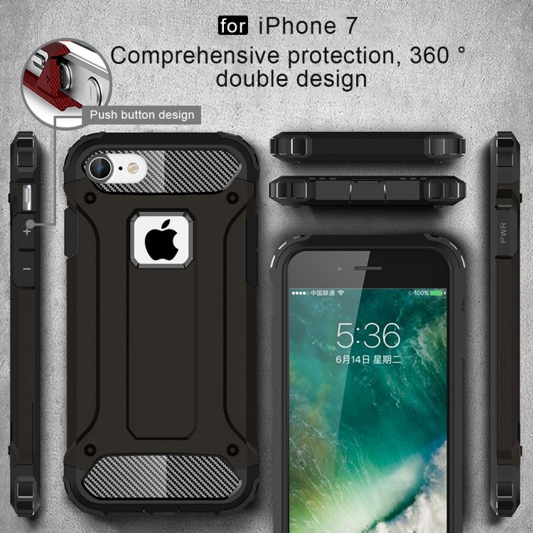 For iPhone 7 Armor TPU + PC Combination Phone Case