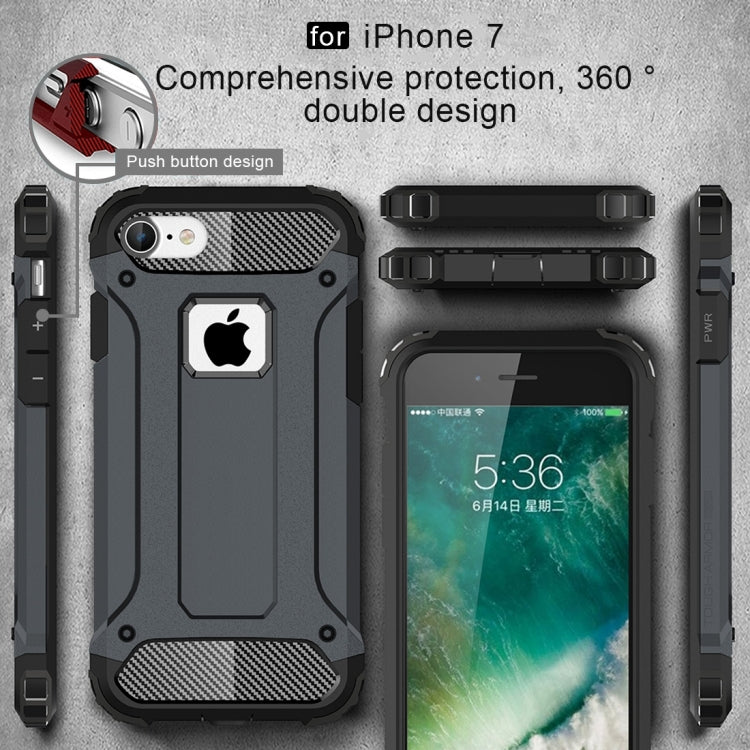 For iPhone 7 Armor TPU + PC Combination Phone Case