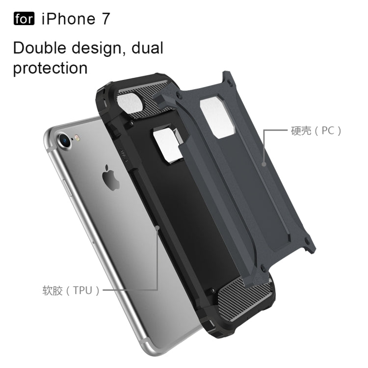 For iPhone 7 Armor TPU + PC Combination Phone Case