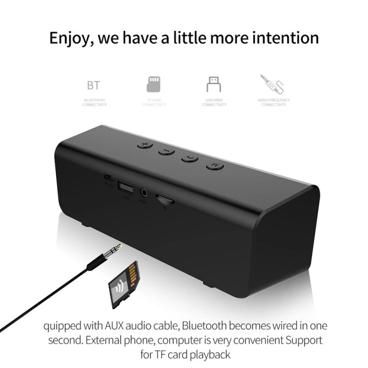 ZEALOT S31 10W 3D HiFi Stereo Wireless Bluetooth Speaker, Support Hands-free / USB / AUX / TF Card