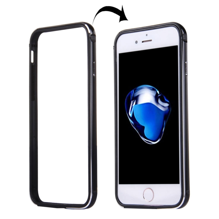 For  iPhone 8 & 7  TPU + Aluminum Alloy Bumper Frame
