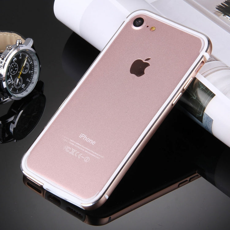 For  iPhone 8 & 7  TPU + Aluminum Alloy Bumper Frame