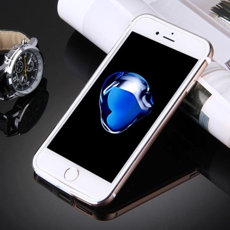For  iPhone 8 & 7  TPU + Aluminum Alloy Bumper Frame