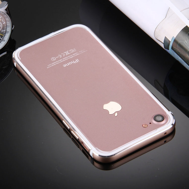 For  iPhone 8 & 7  TPU + Aluminum Alloy Bumper Frame