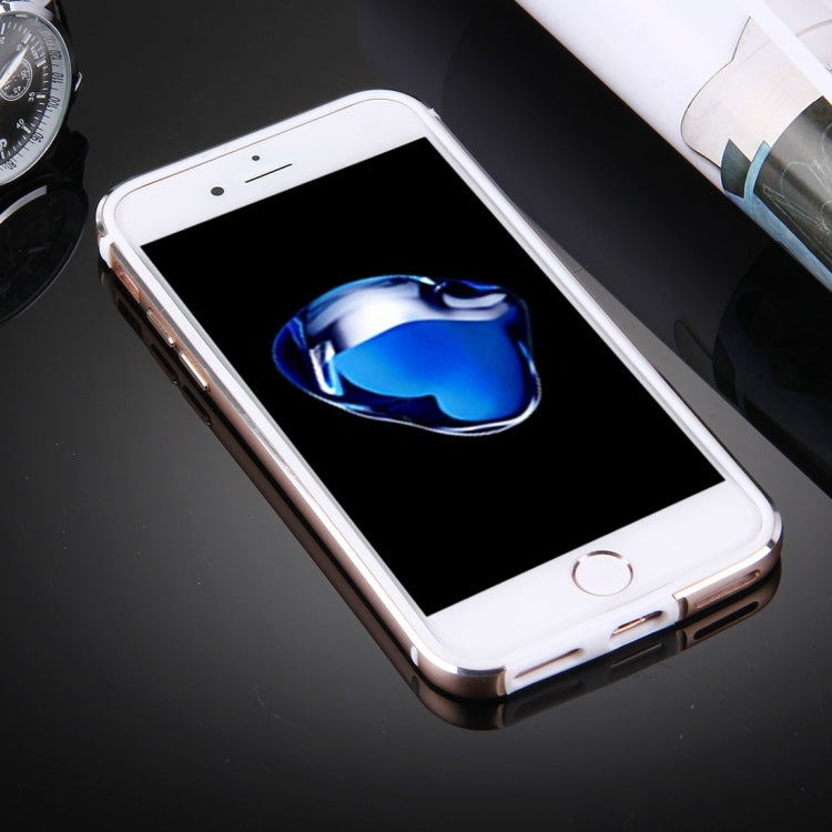 For  iPhone 8 & 7  TPU + Aluminum Alloy Bumper Frame