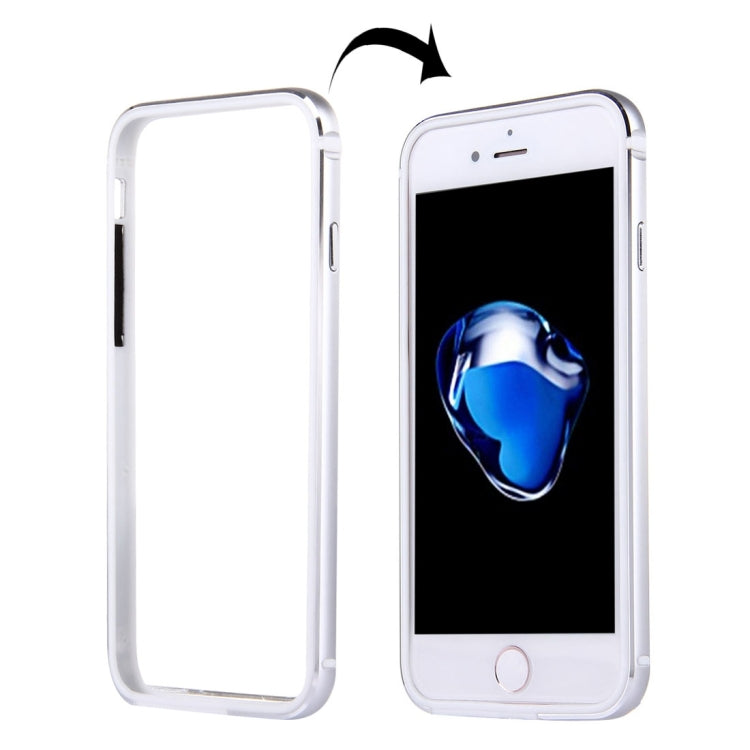 For  iPhone 8 & 7  TPU + Aluminum Alloy Bumper Frame