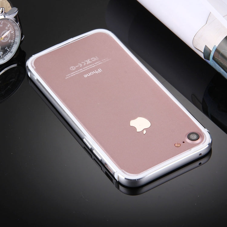 For  iPhone 8 & 7  TPU + Aluminum Alloy Bumper Frame