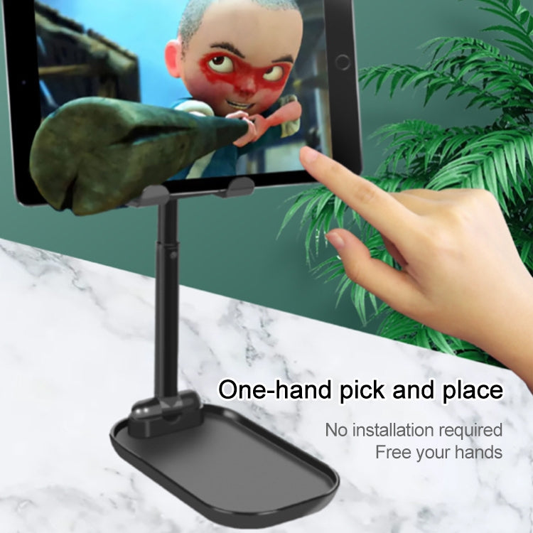 Z01 Universal Folding Retractable Desktop Holder Bracket for Mobile Phone Tablet