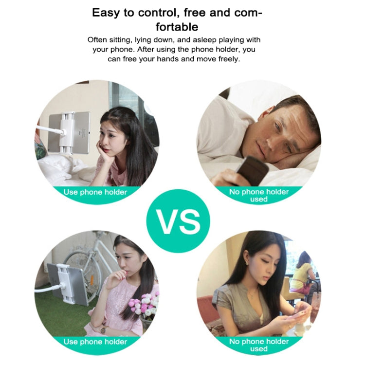 UBN-20 Universal 360 Degrees Rotating Detachable Three-stage Lazy Bracket Mobile Phone / Tablet Desktop Bracket