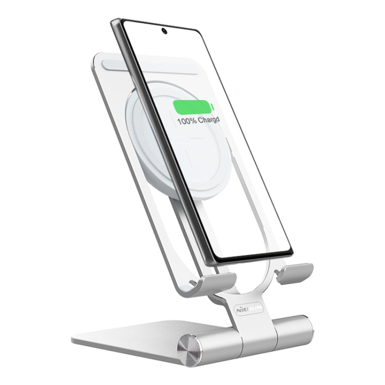 NILLKIN 2 in 1 15W PoweHold Mini Vertical Foldable Detachable Wireless Charger Mobile Phone Holder