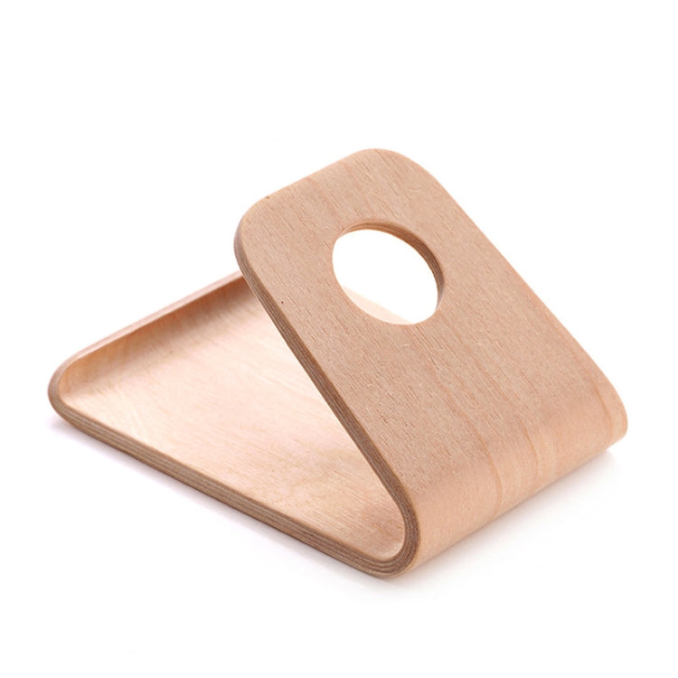JS01 Wooden Desktop Phone Holder Universal Curved Wood Support Frame For Tablet Phones (Lindens), IP7G0650A, IP7G0650B, IP7G0650C