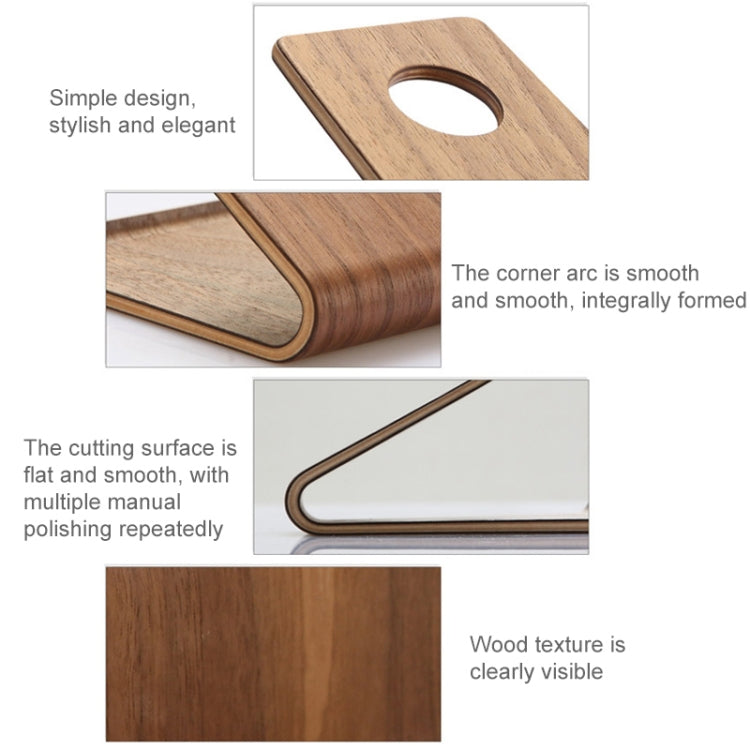 Support de téléphone de bureau en bois JS01, cadre de support universel incurvé en bois pour tablettes (tilleuls), IP7G0650A, IP7G0650B, IP7G0650C