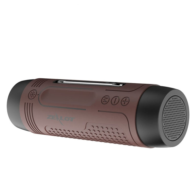 Enceinte Bluetooth multifonction sans fil ZEALOT A2, microphone intégré, prise en charge des appels Bluetooth, AUX, carte TF et lumières LED